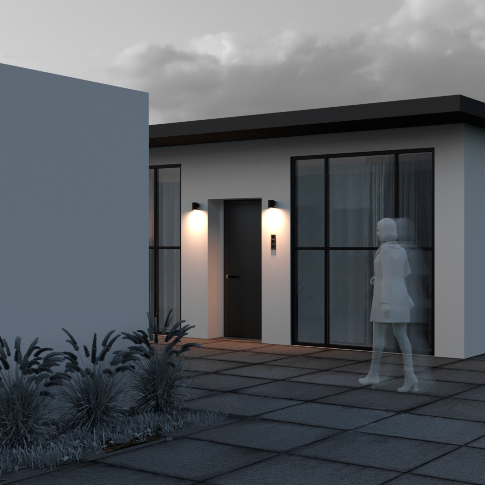 картинка Настенный светильник (бра) Outdoor O303WL-L5GF3K