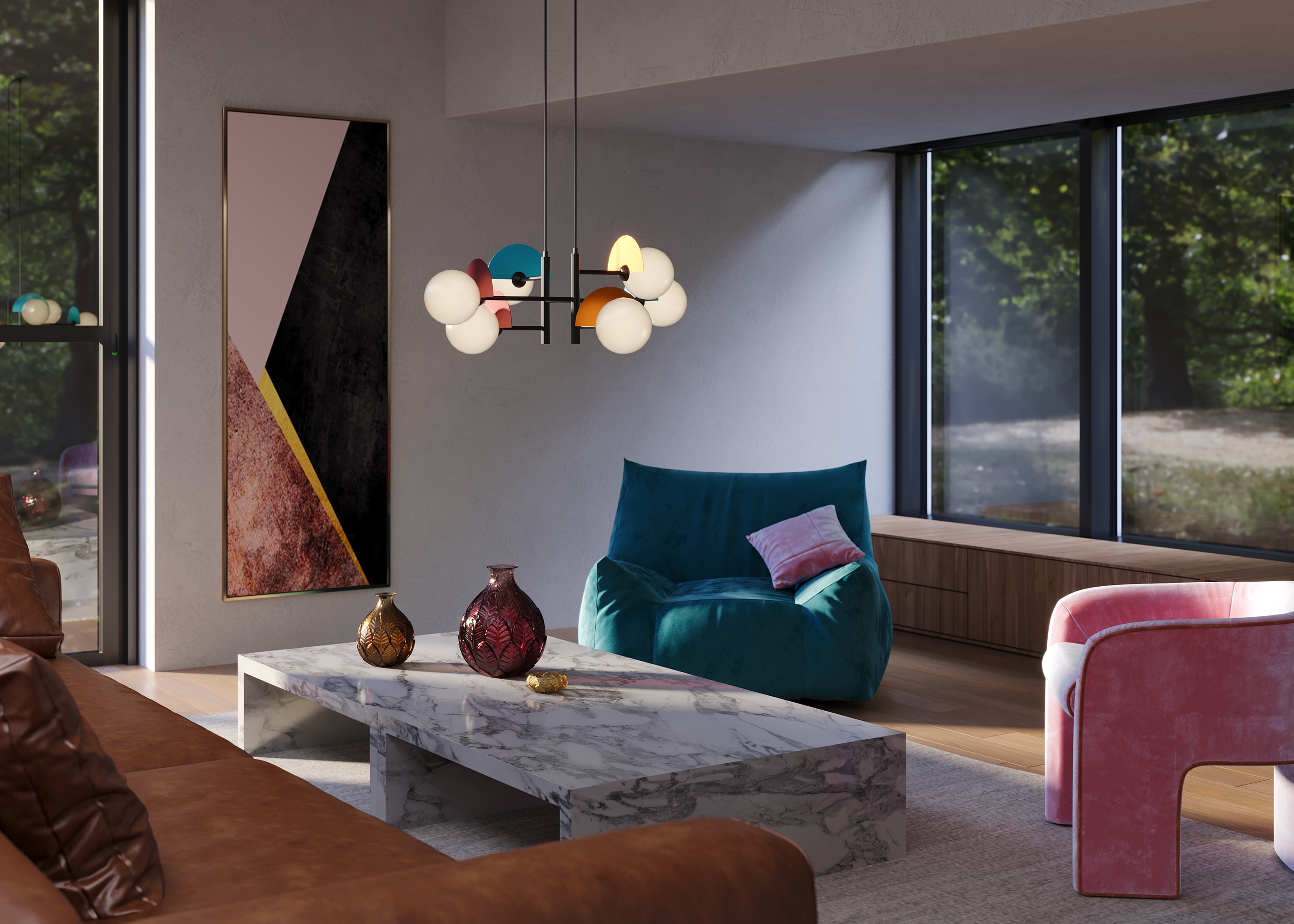 картинка Подвесной светильник Freya FR5391PL-06CFL