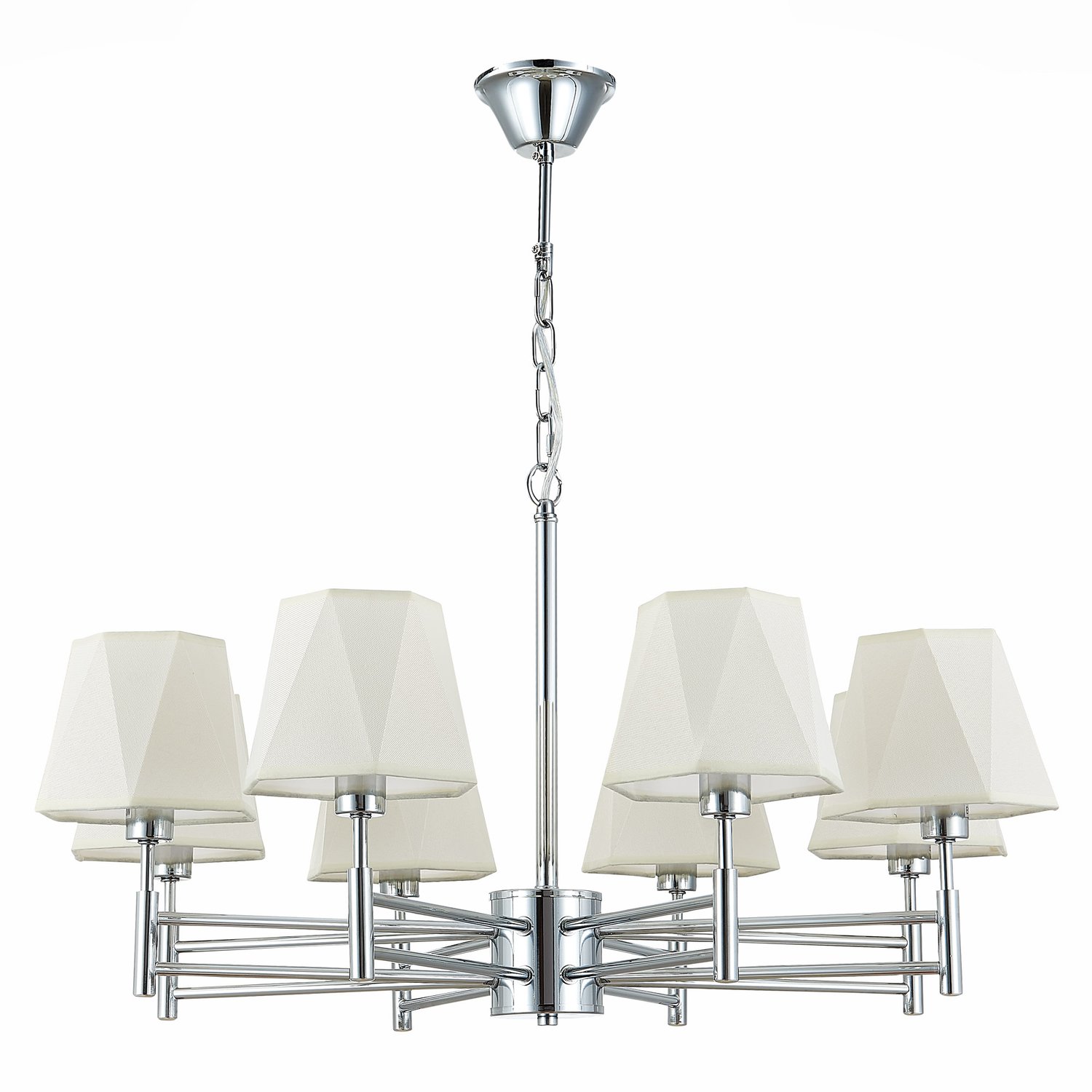 картинка SLE105403-08 Светильник подвесной Хром/Белый E14 8*40W