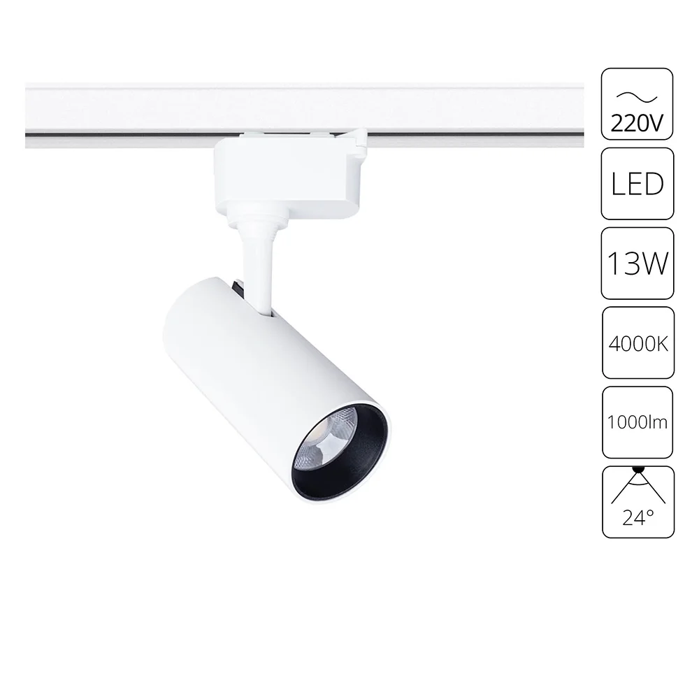 картинка Трековый светильник Arte Lamp REGULUS A4568PL-1WH
