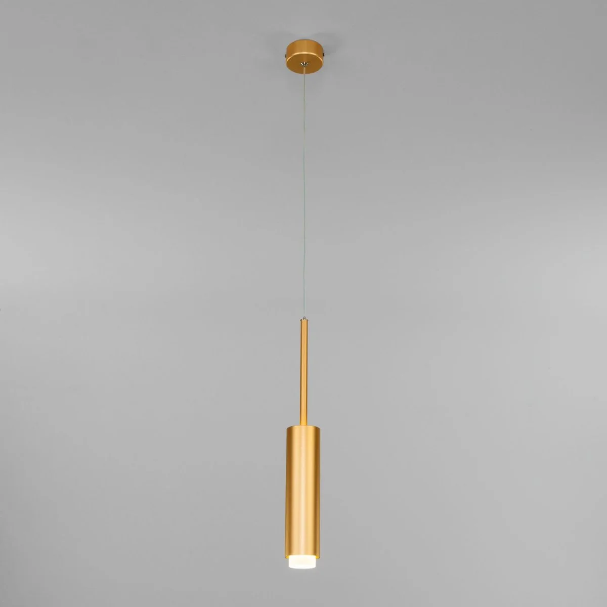 картинка Подвесной светодиодный светильник 50203/1 LED матовое золото