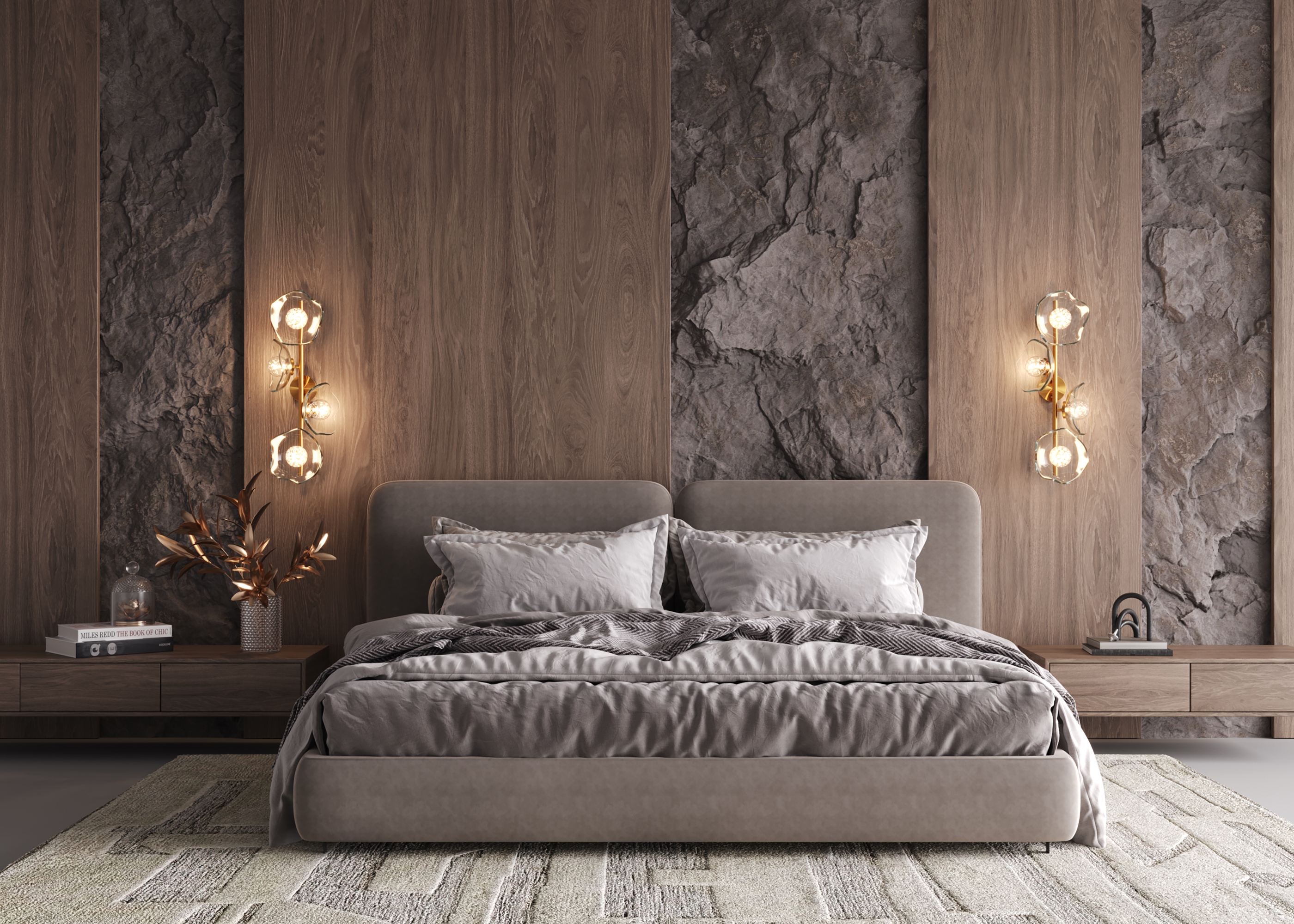 картинка Настенный светильник (бра) Maytoni MOD207WL-04BS