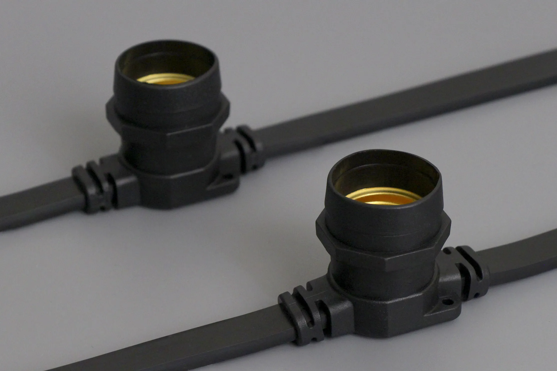 картинка Светодиодный белт-лайт, 2-х проводной, шаг 40 см, черный