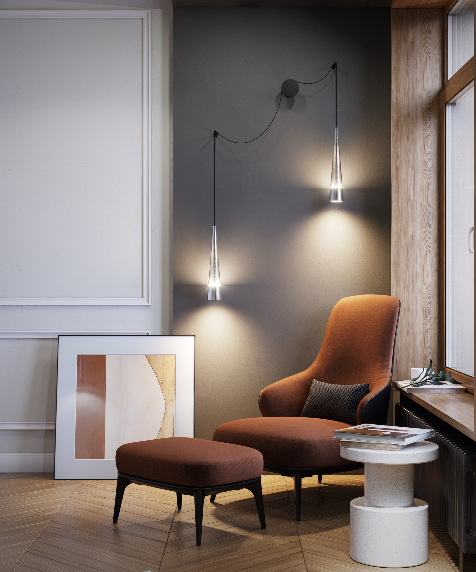 картинка Настенный светильник (бра) Maytoni P090WL-L24CH3K