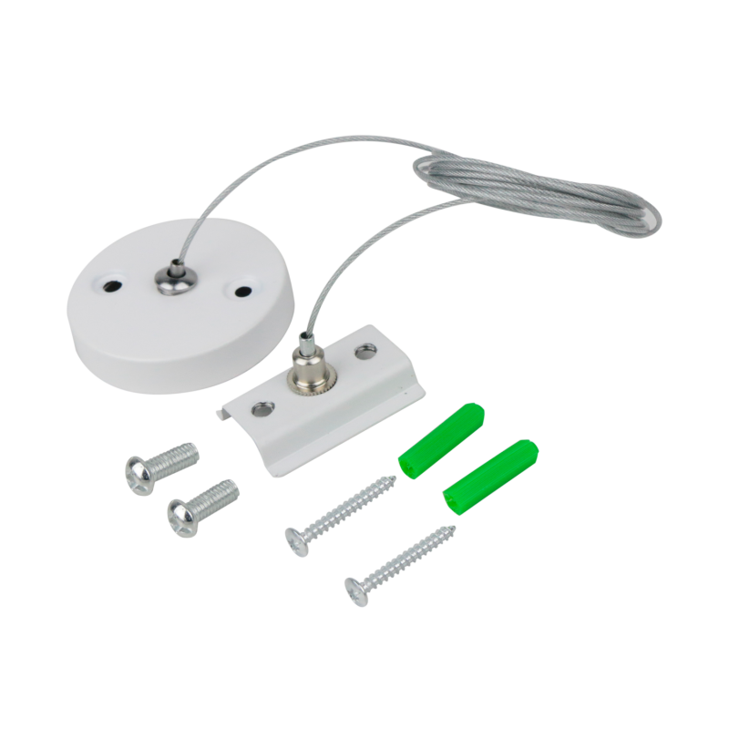 картинка Комплект для подвесного монтажа шинопровода SK2-W-TL 2м белый серии TOP-LINE IN HOME