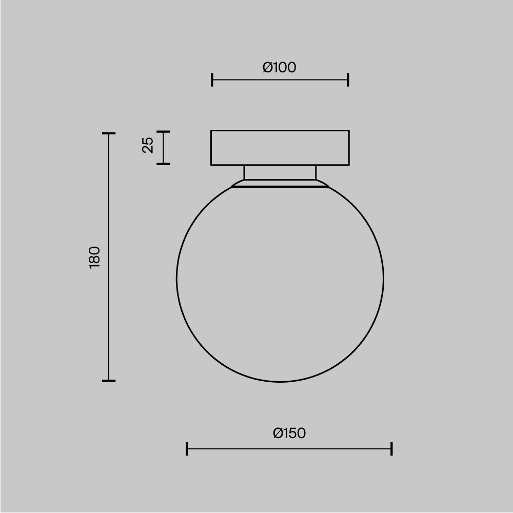 картинка Настенный светильник (бра) Maytoni MOD321WL-01B