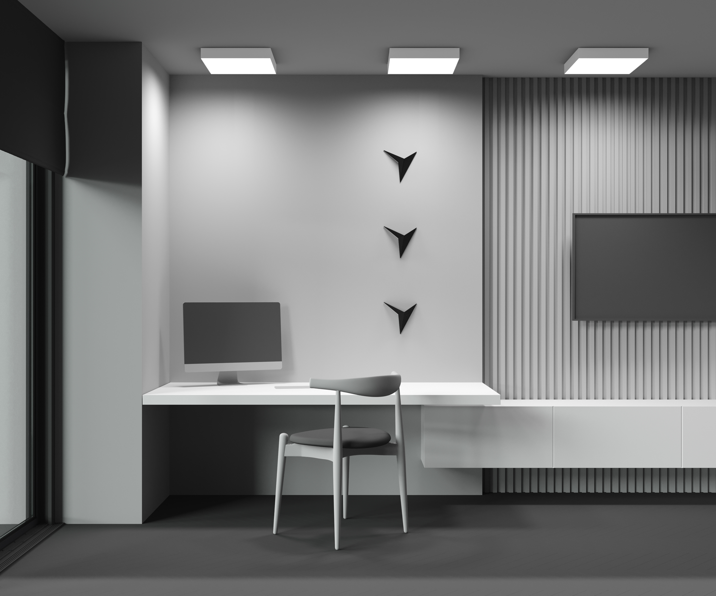 картинка Потолочный светильник Technical C032CL-45W3K-SQ-W