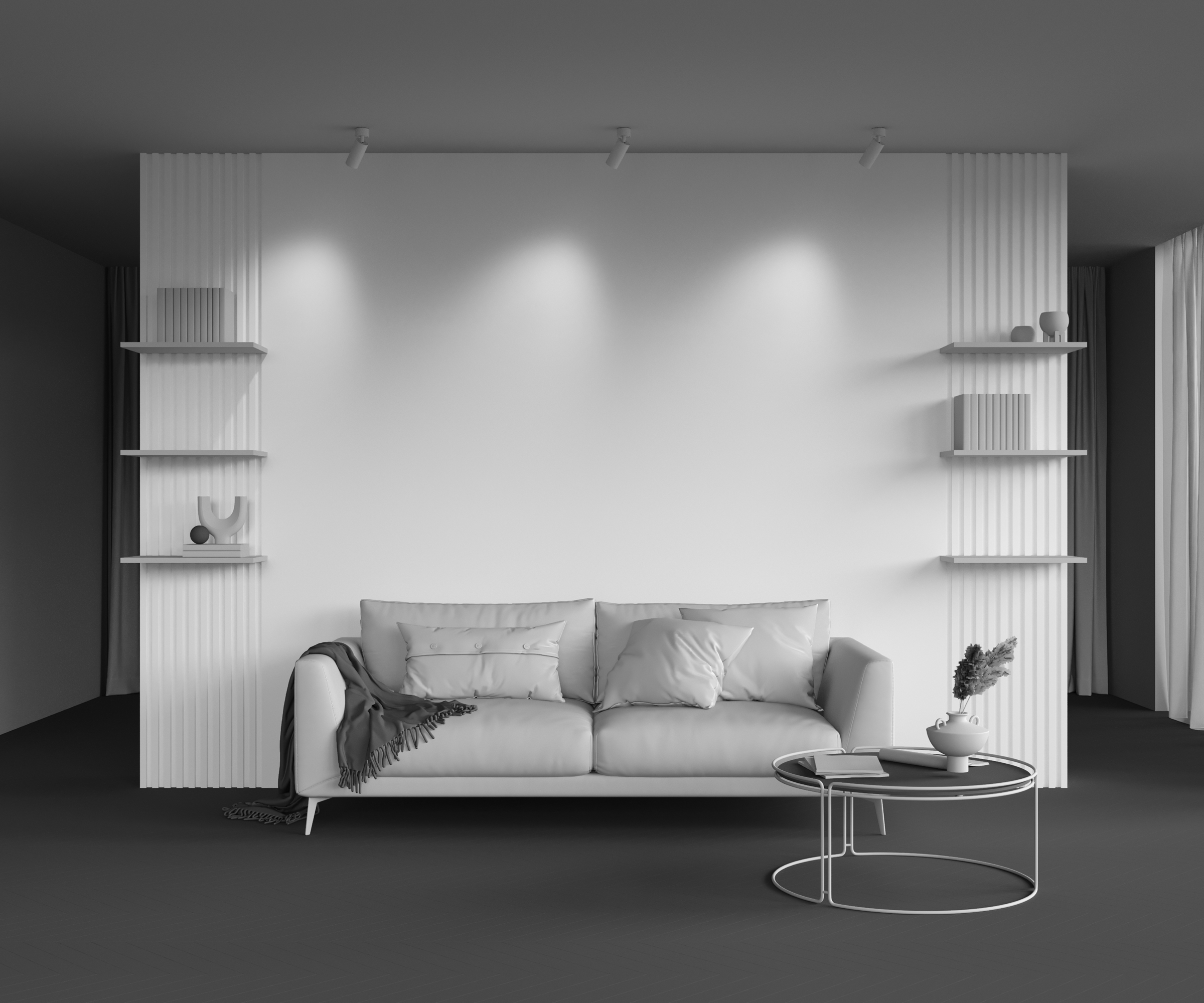 картинка Потолочный светильник Technical C082CL-01-GU10-W