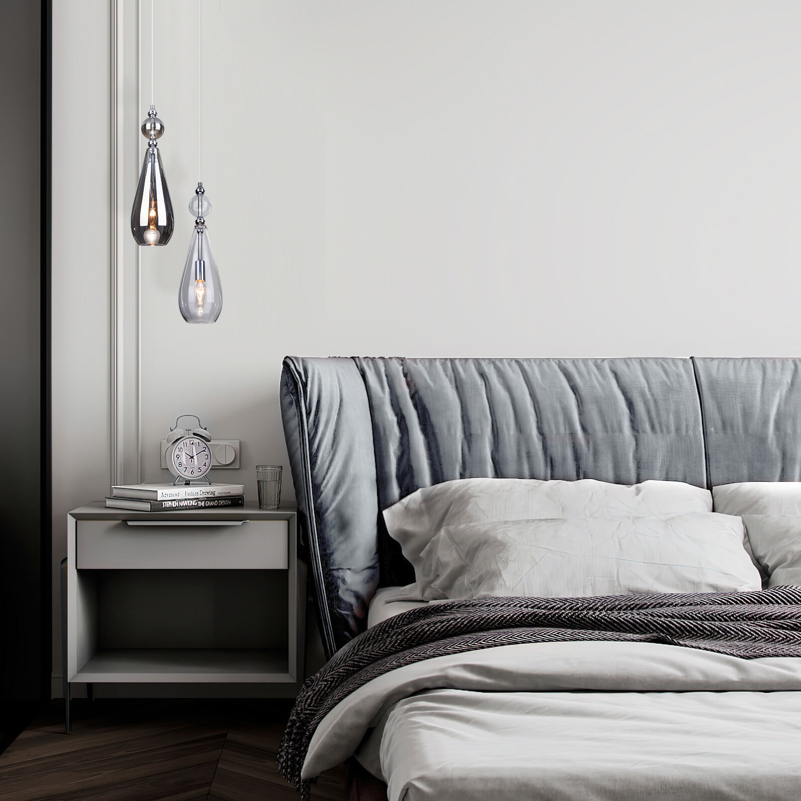 картинка Подвесной светильник со стеклянным плафоном 50202/1 прозрачный