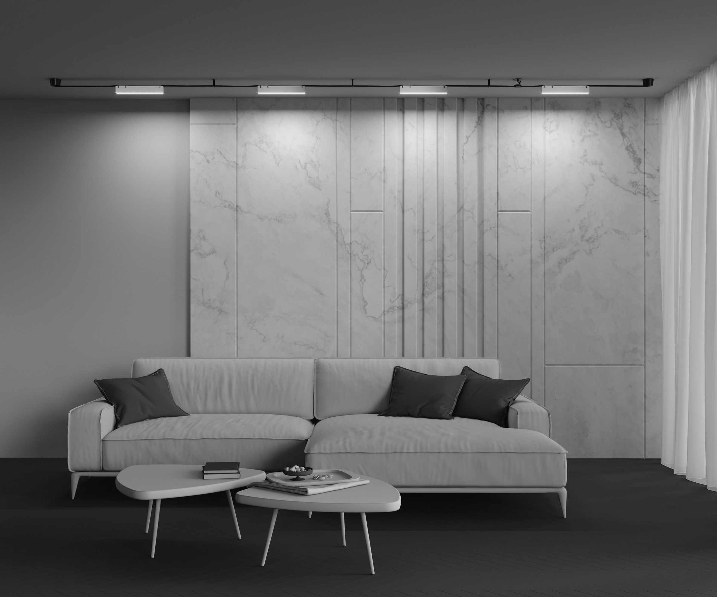 картинка Подвесной светильник Technical TR129B-12W4K-W