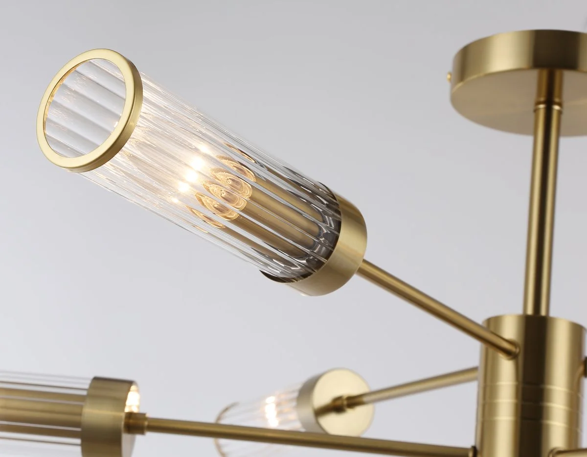 картинка Люстра со стеклянными плафонами на штанге LH55161