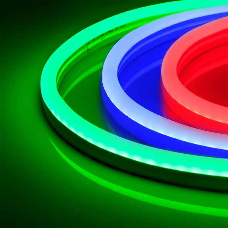 картинка Неон гибкий ARL-NEON-2617-SIDE 230В RGB 8Вт/м IP65 (уп.50м) Arlight 030864