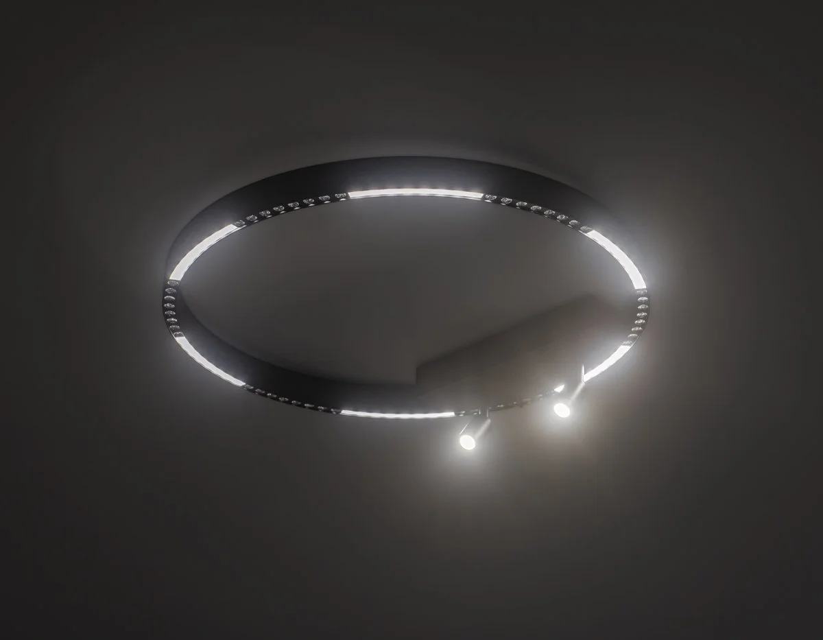 картинка Потолочный светодиодный светильник с дополнительной подсветкой