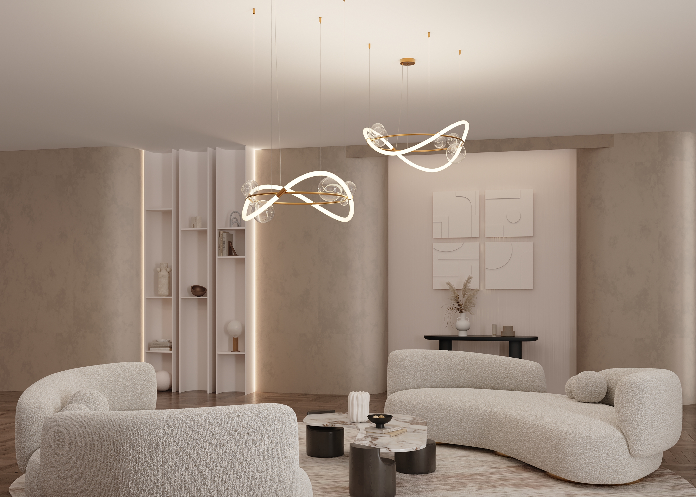 картинка Подвесной светильник Maytoni MOD289PL-L44BS3K