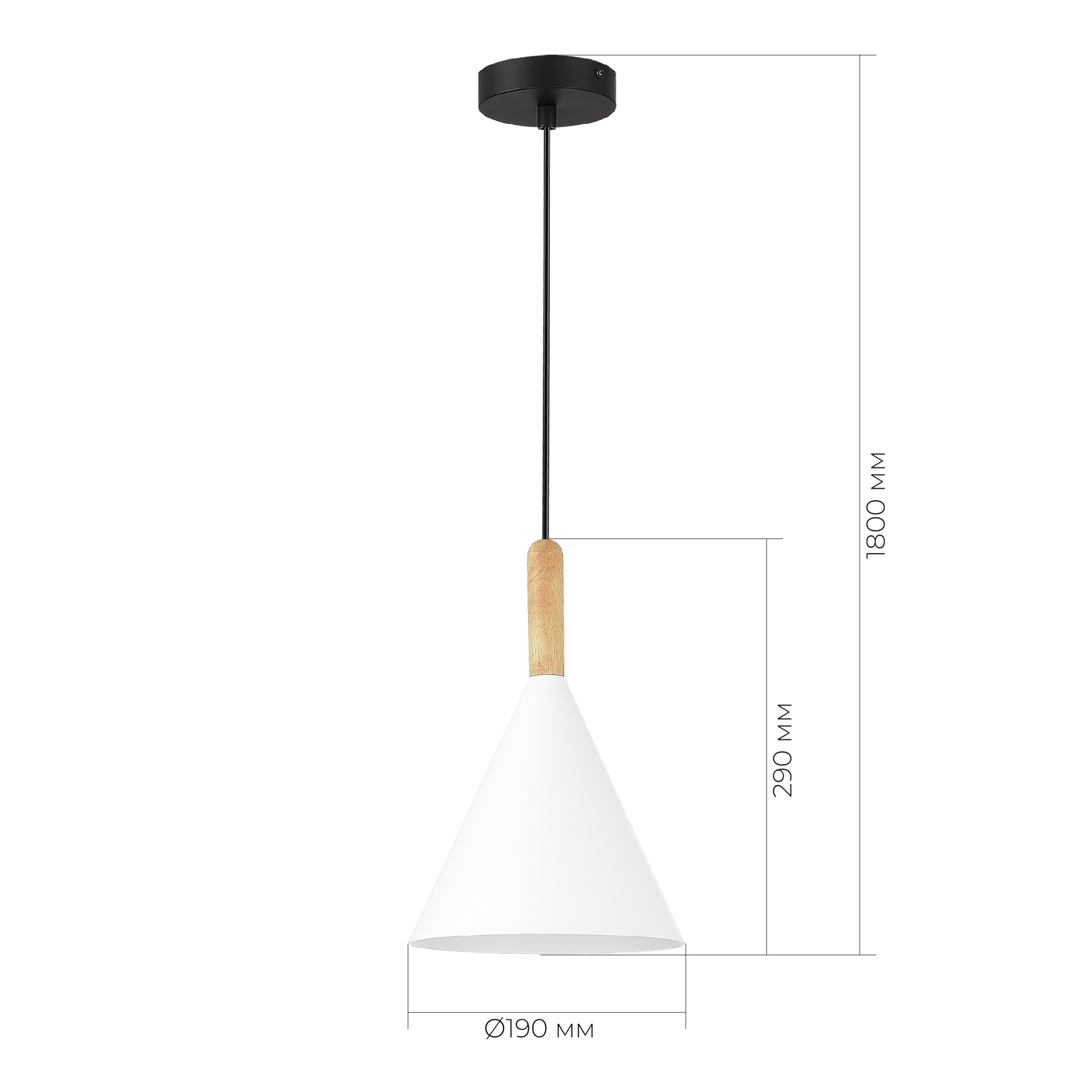 картинка SLE1255-413-01 Светильник подвесной Черный/Белый E27 1*40W