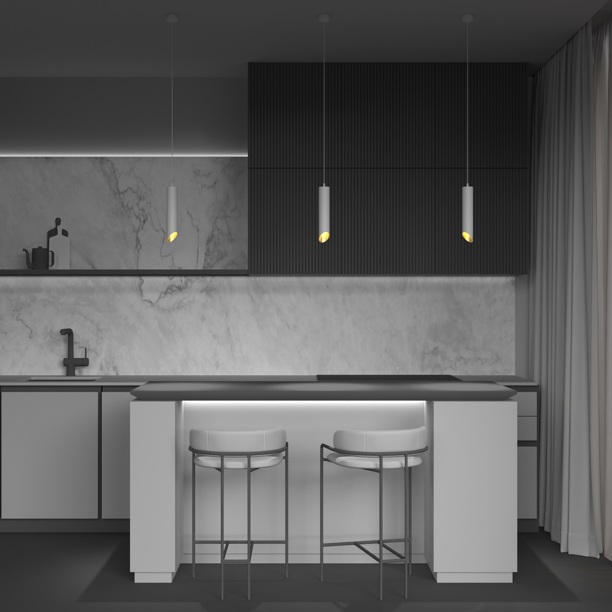 картинка Подвесной светильник Technical P044PL-01-40GU10-W