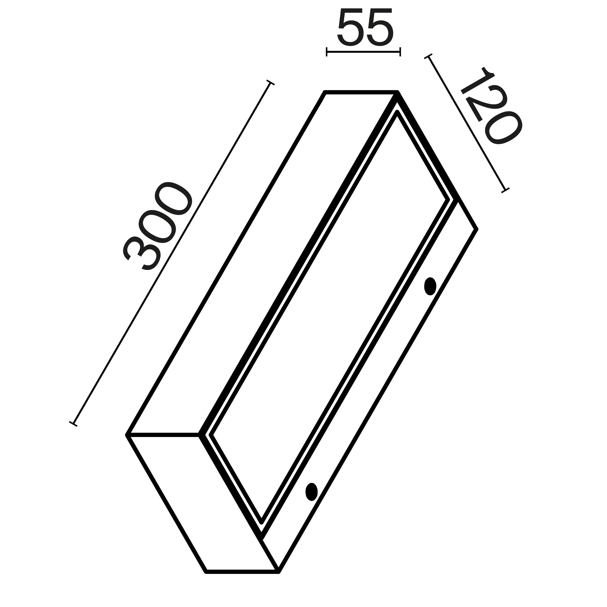 картинка Настенный светильник (бра) Outdoor O428WL-L20GF3K