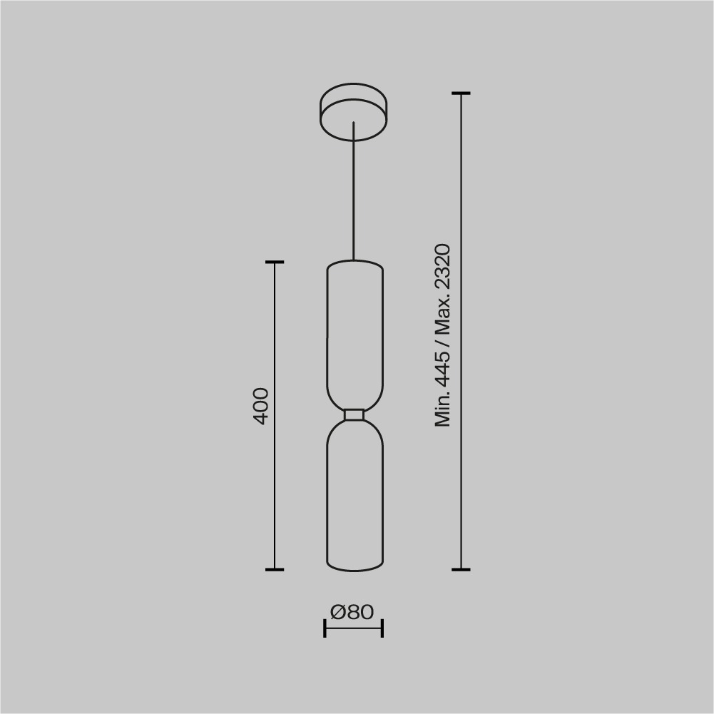 картинка Подвесной светильник Maytoni MOD177PL-01G