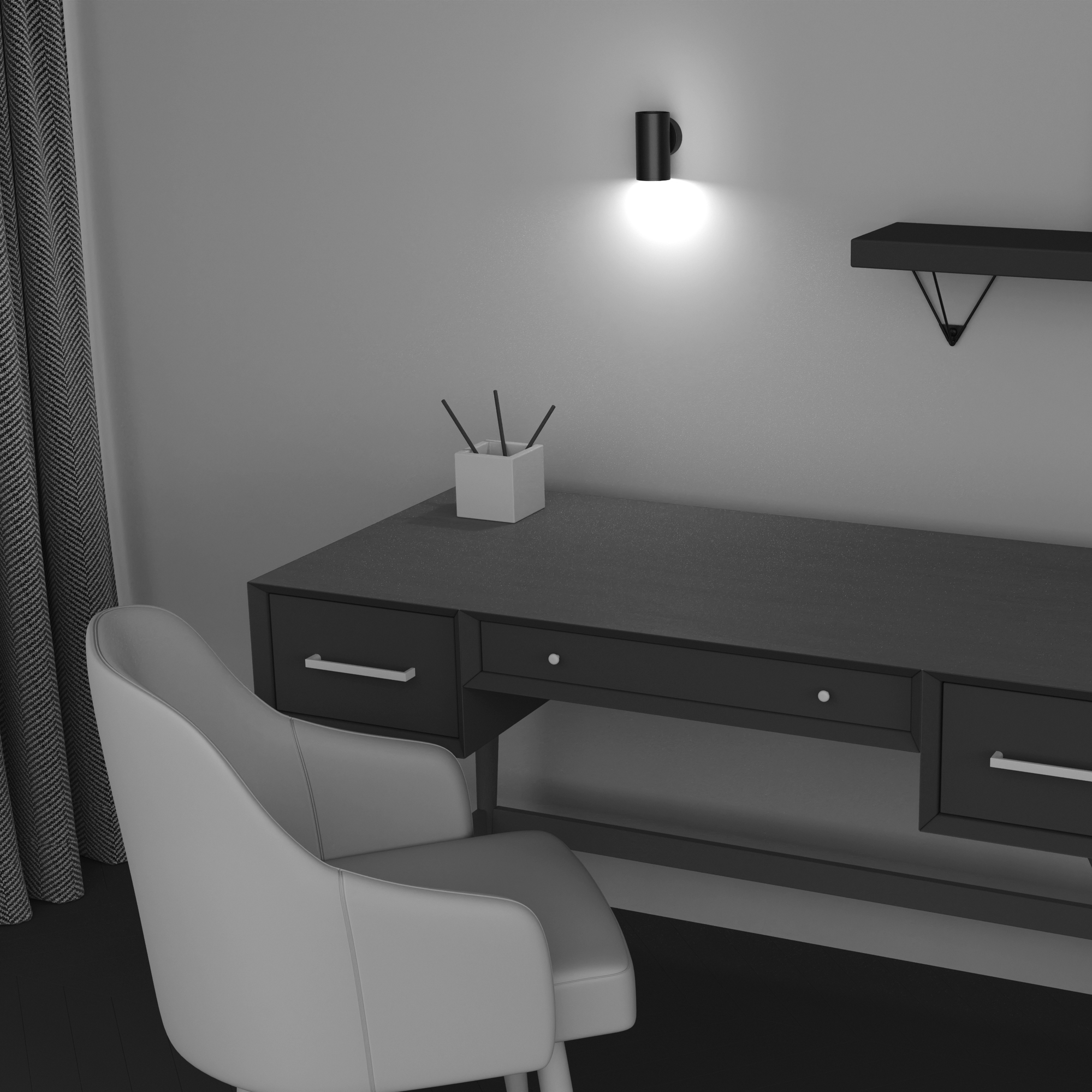 картинка Настенный светильник (бра) Technical C068WL-01B