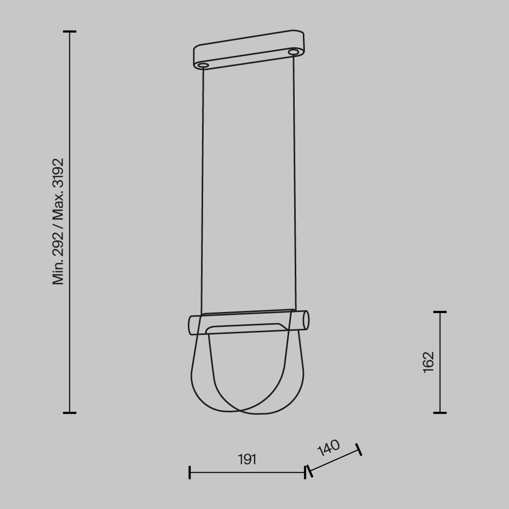 картинка Подвесной светильник Maytoni MOD319PL-L5B3K