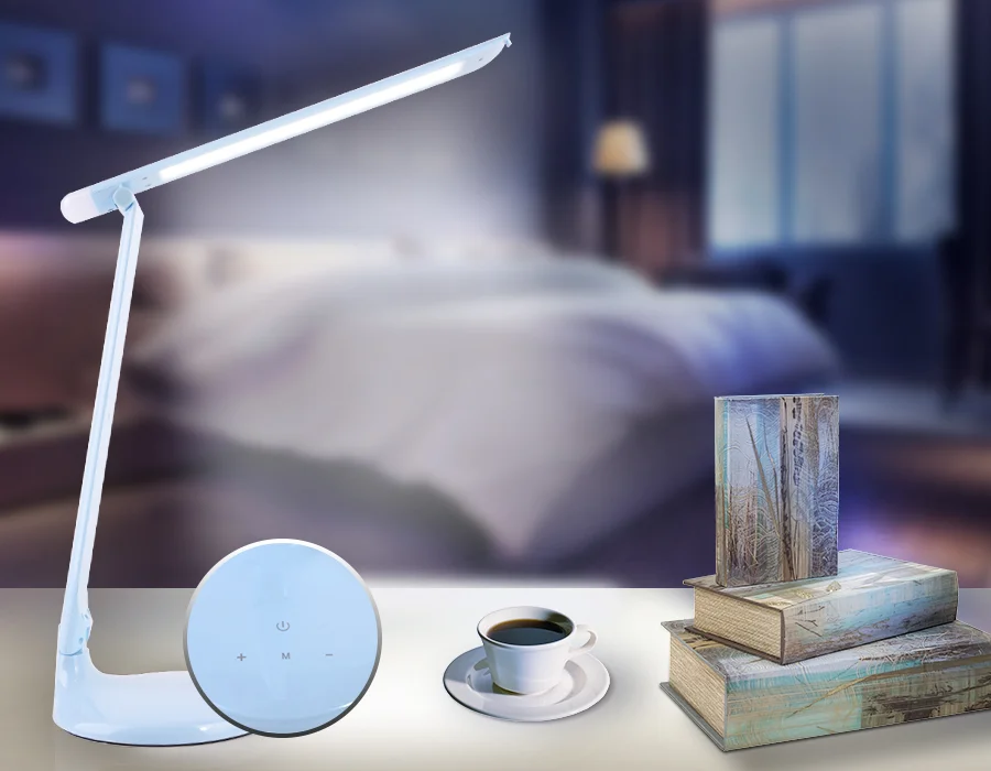 картинка Настольная светодиодная лампа с ночником DE550