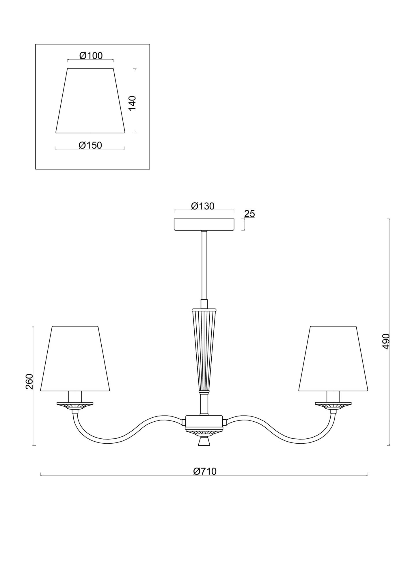 картинка Люстра Freya FR2027PL-05N