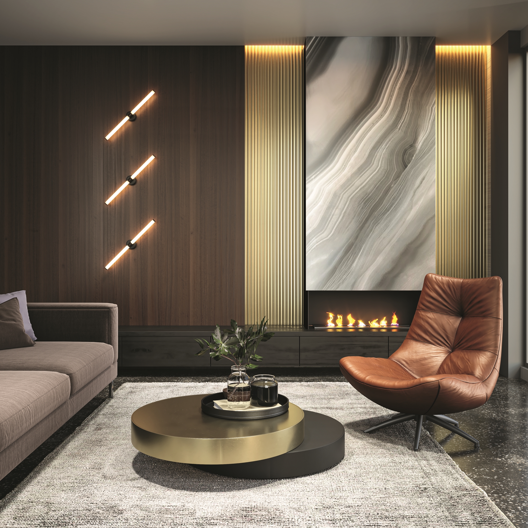 картинка Настенный светильник (бра) Maytoni MOD106WL-L16B3K