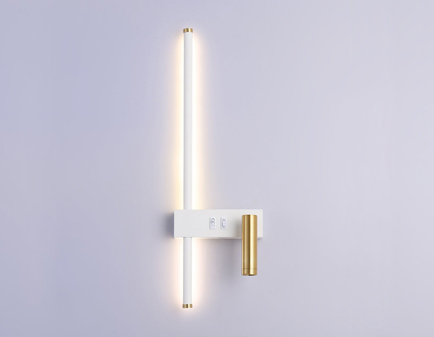 картинка Настенный светодиодный светильник с выключателем на корпусе  FL5207