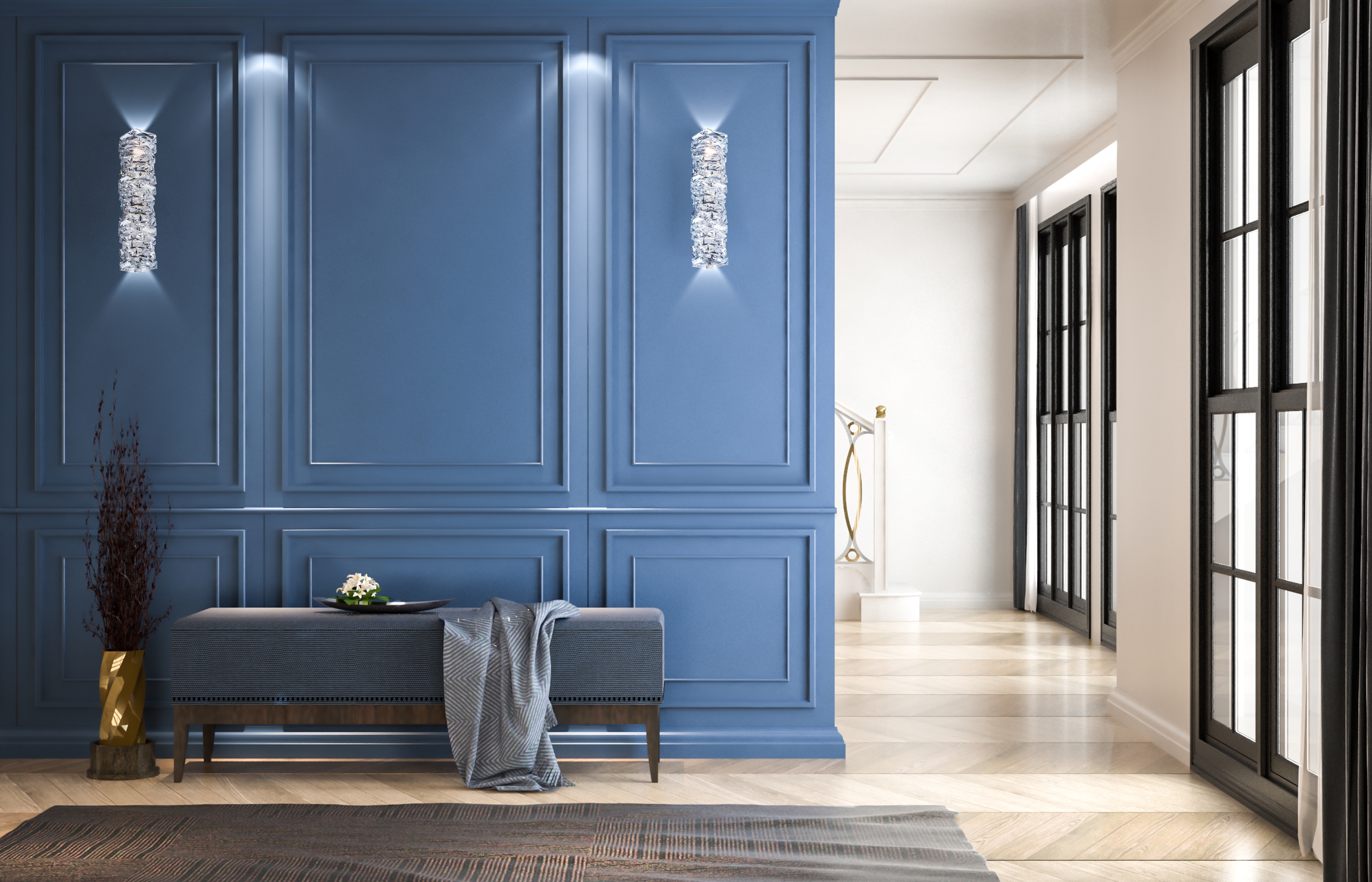 картинка Настенный светильник (бра) Maytoni MOD125WL-L6CH3K