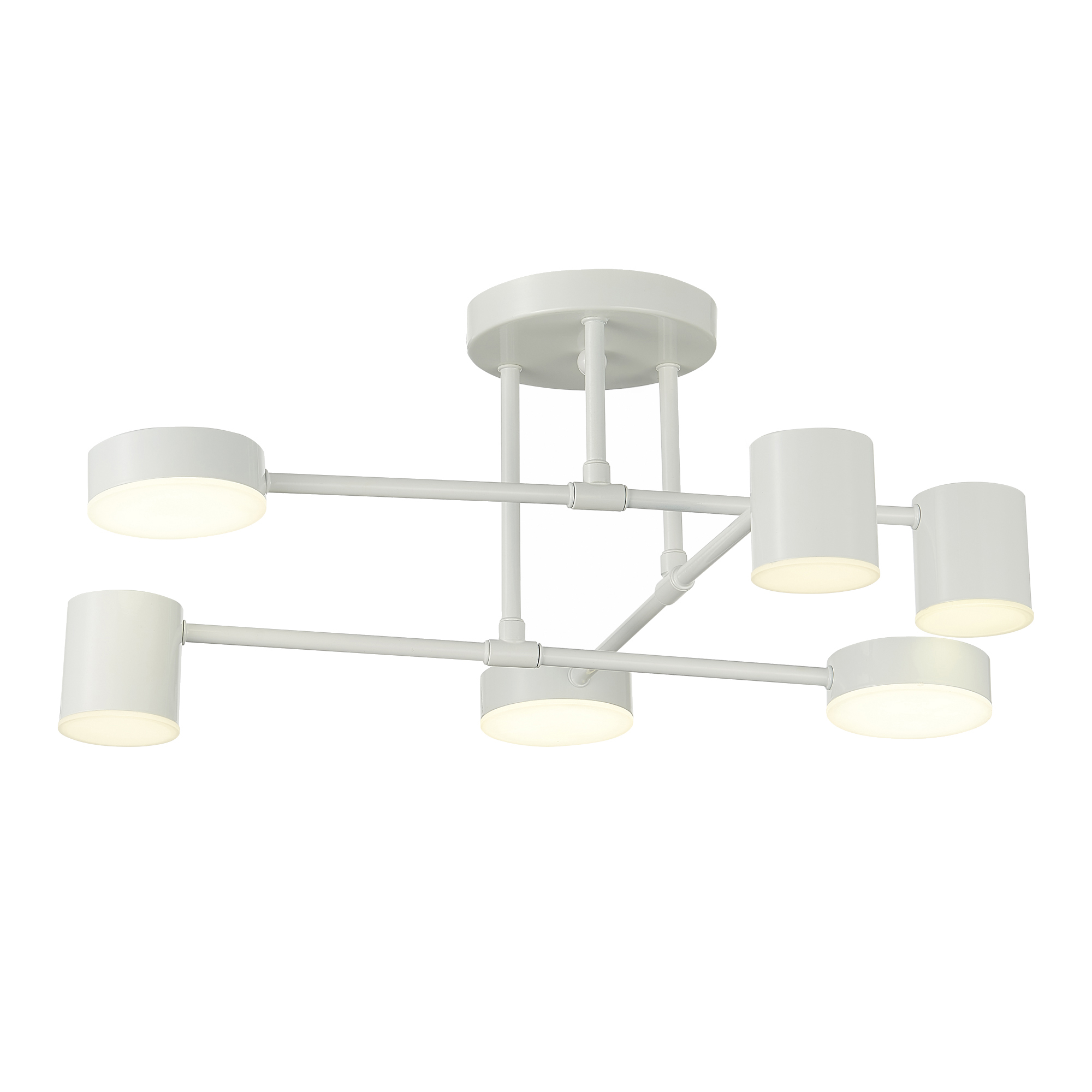 картинка SLE201052-06 Светильник потолочный Белый/Белый LED 6*7W 4000K