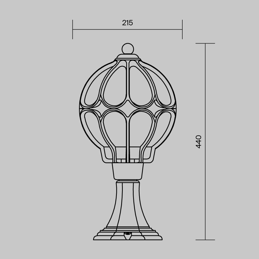 картинка Ландшафтный светильник Outdoor O024FL-01G