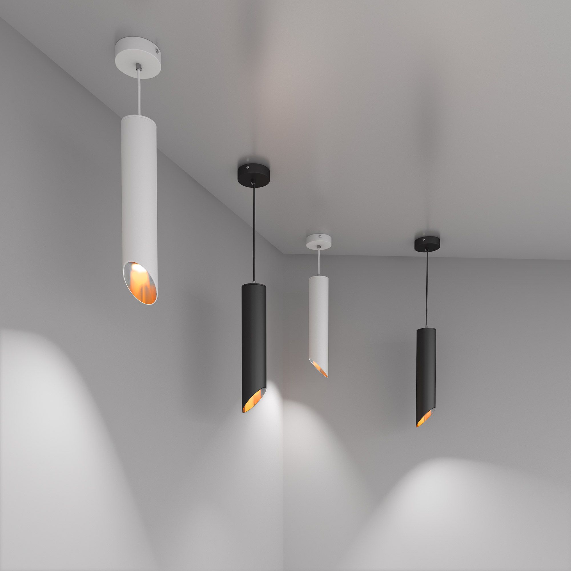 картинка Подвесной светильник 7011 MR16 BK/GD черный/золото