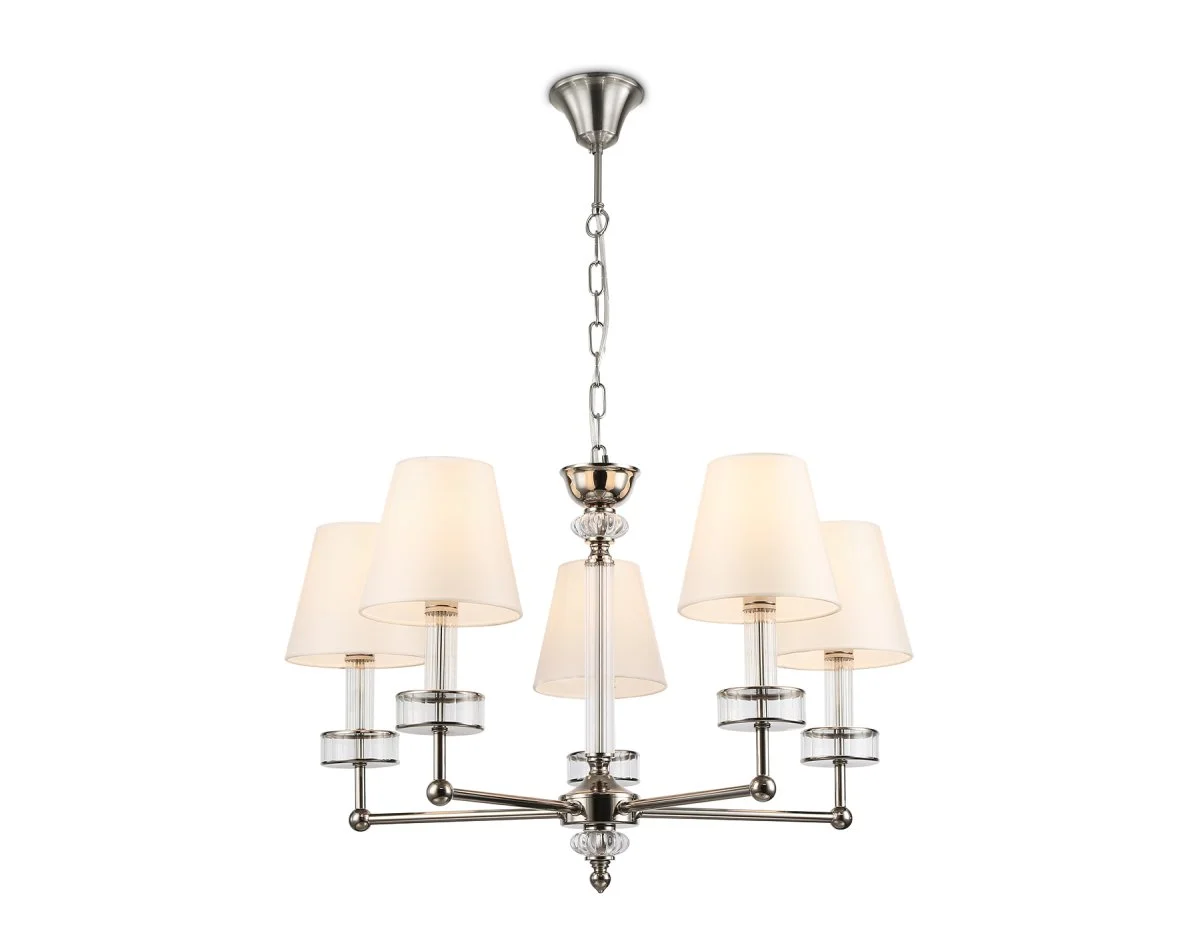 картинка Подвесная люстра с абажурами и хрусталем LH71001