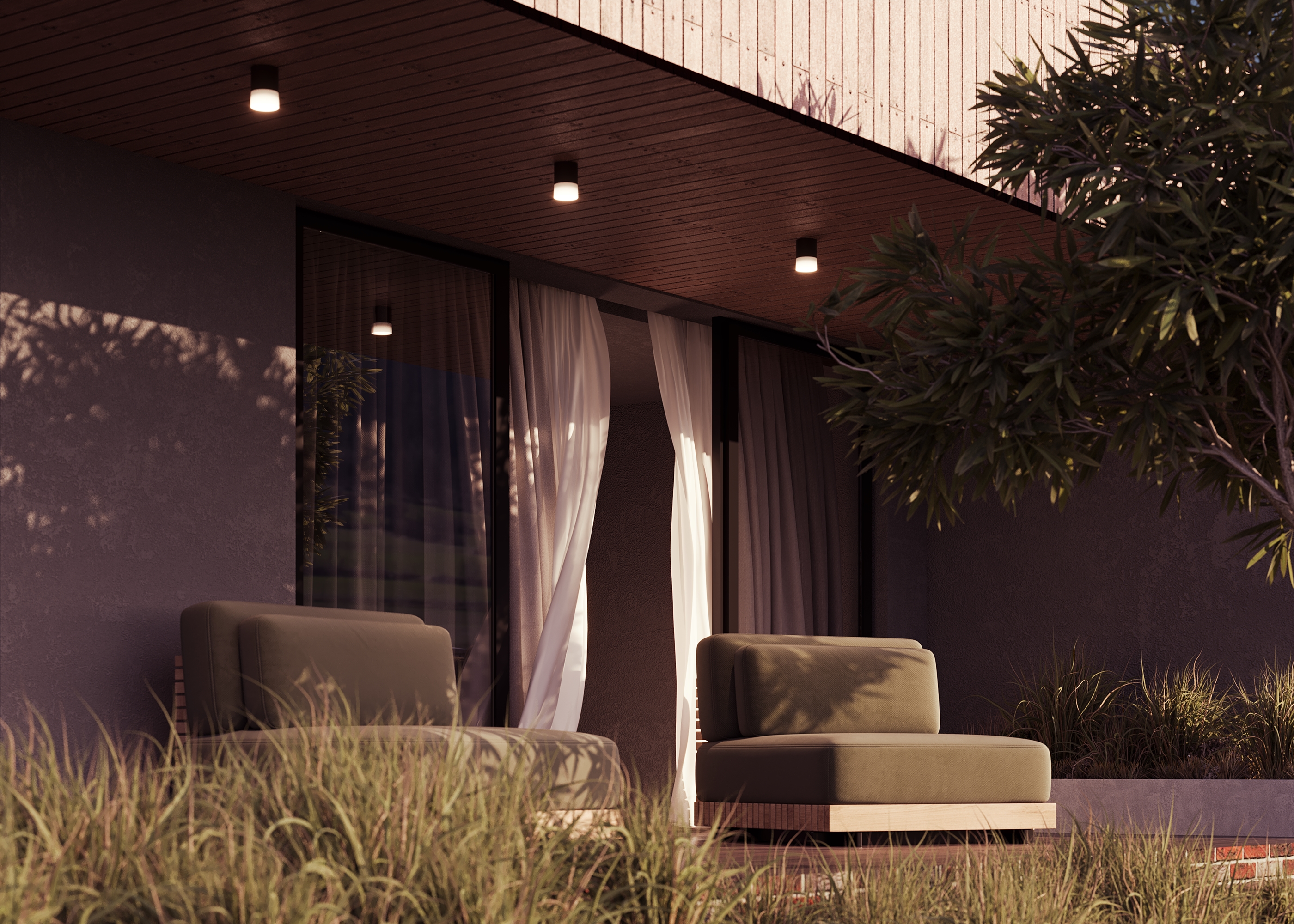 картинка Потолочный светильник Outdoor O499CL-L5B3K