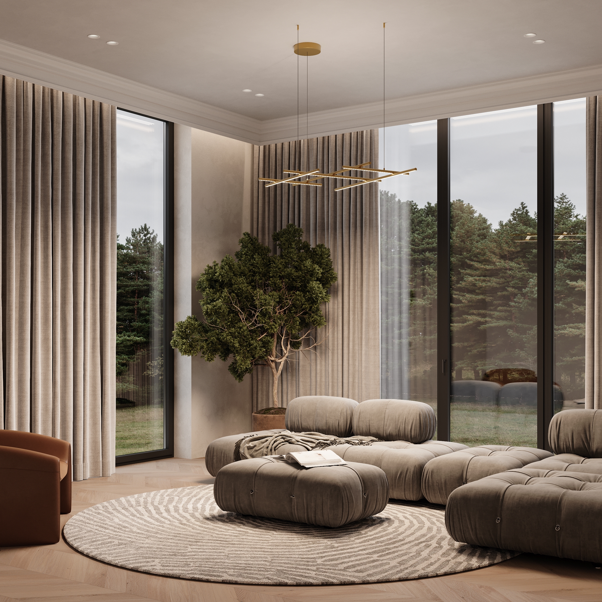 картинка Подвесной светильник Maytoni MOD278PL-L86G3K