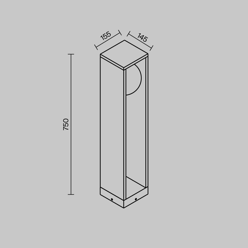 картинка Ландшафтный светильник Outdoor O483FL-L10GF3K