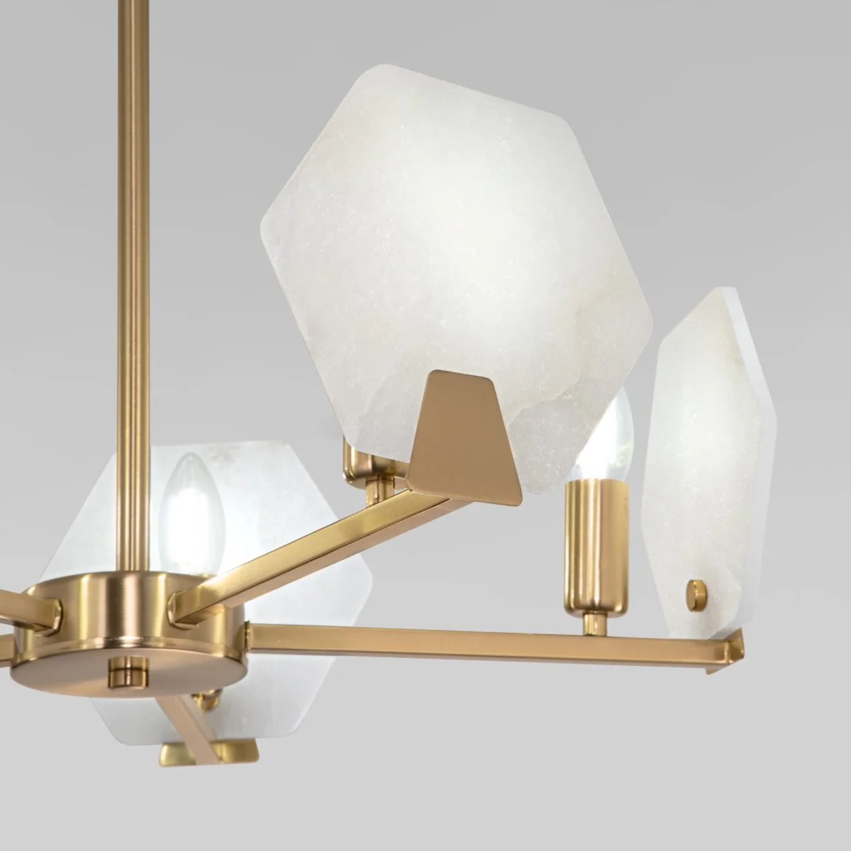 картинка Умный потолочный светильник 60158/5 латунь