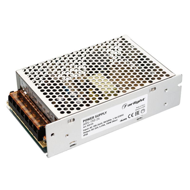 картинка Блок питания ARS-150-24 24В 6.25А 150Вт IP20 сетка 2 года Arlight 026124