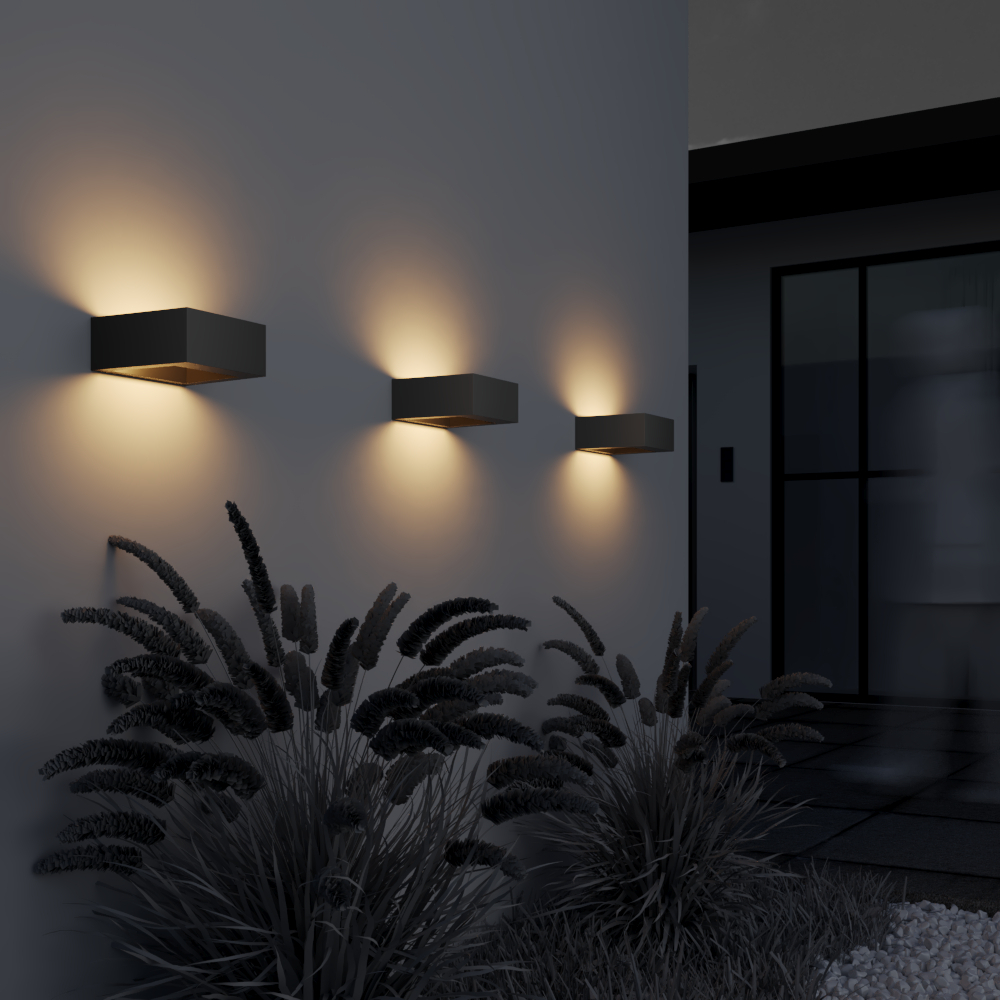 картинка Настенный светильник (бра) Outdoor O464WL-L18GF3K