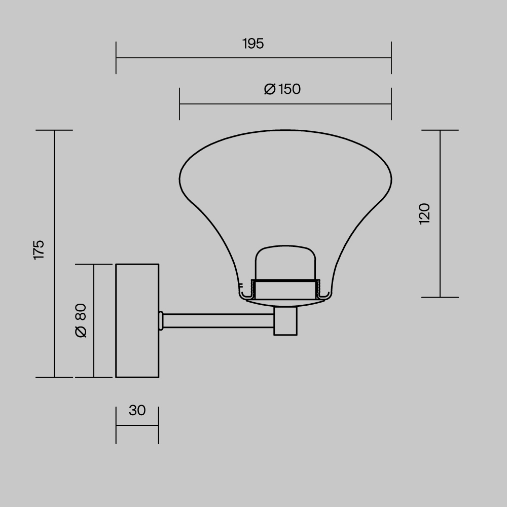 картинка Настенный светильник (бра) Maytoni MOD402WL-L3BS3K