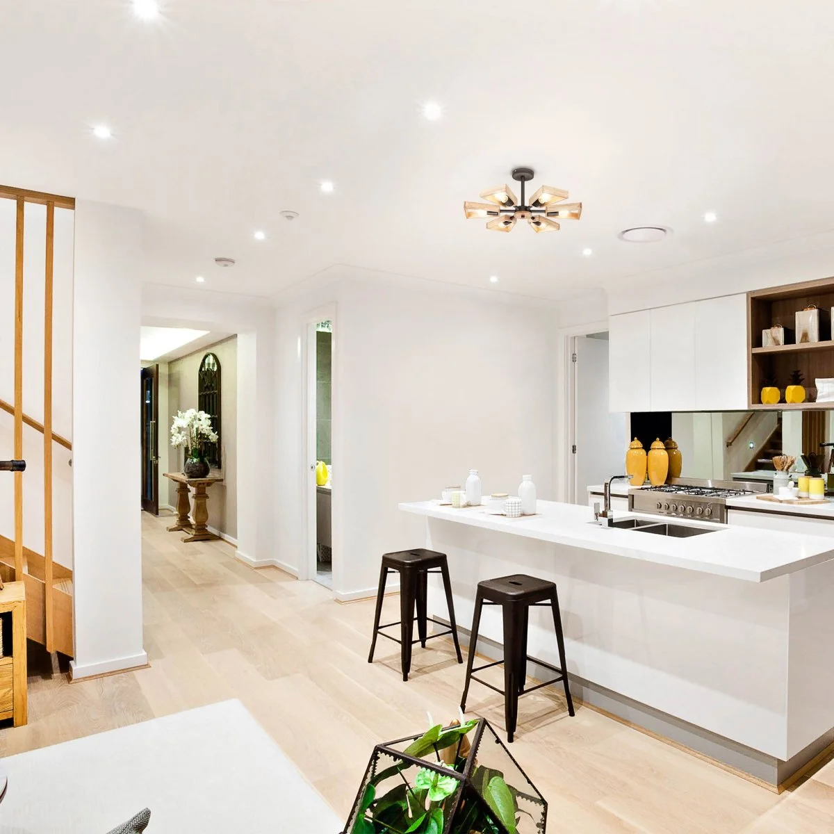 картинка Потолочная люстра в стиле лофт 70056/6 черный