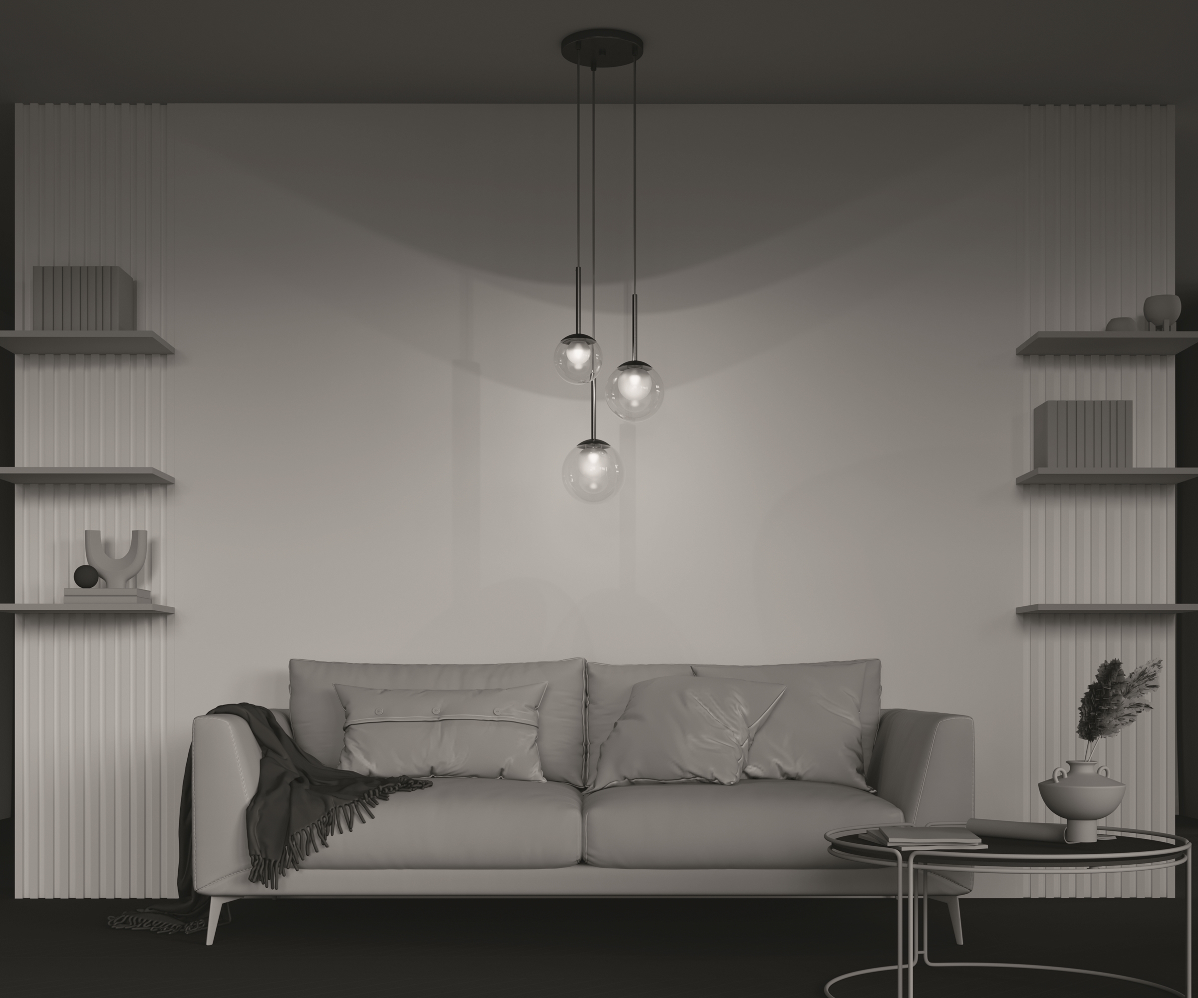 картинка Подвесной светильник Maytoni MOD521PL-03G