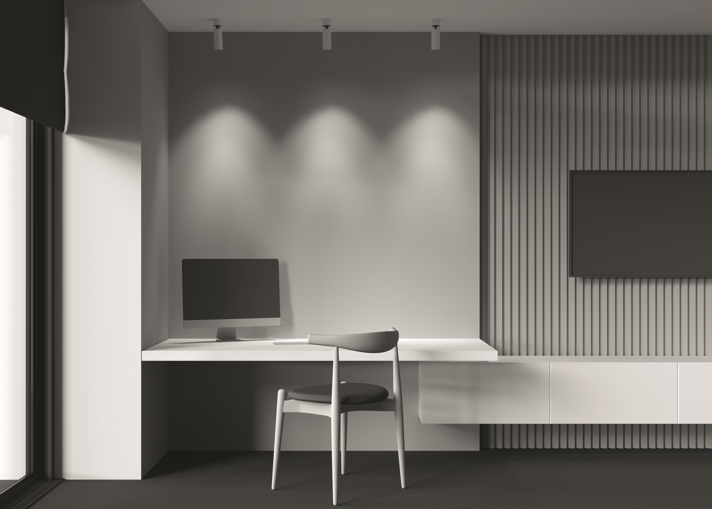 картинка Потолочный светильник Technical C055CL-L12W4K-W-W