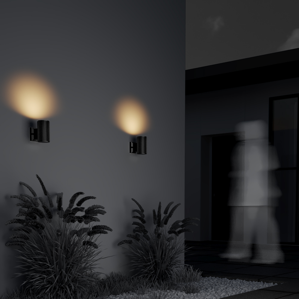 картинка Настенный светильник (бра) Outdoor O419WL-01B