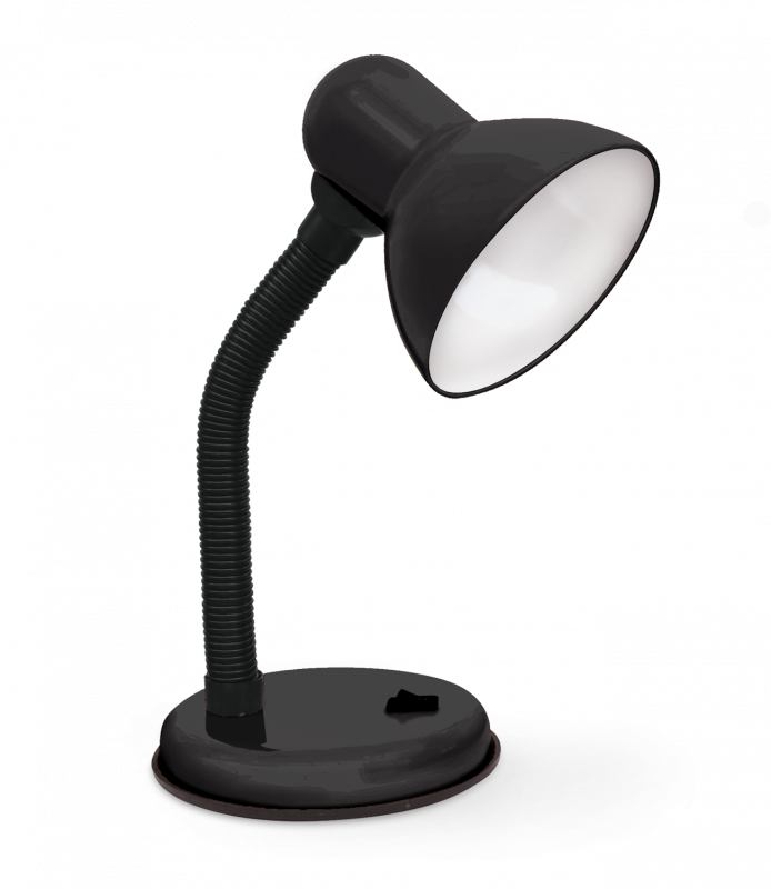 картинка Светильник настольный под лампу на основании СНО 22Ч-E27 230В ЧЕРНЫЙ (с подвесом) IN HOME