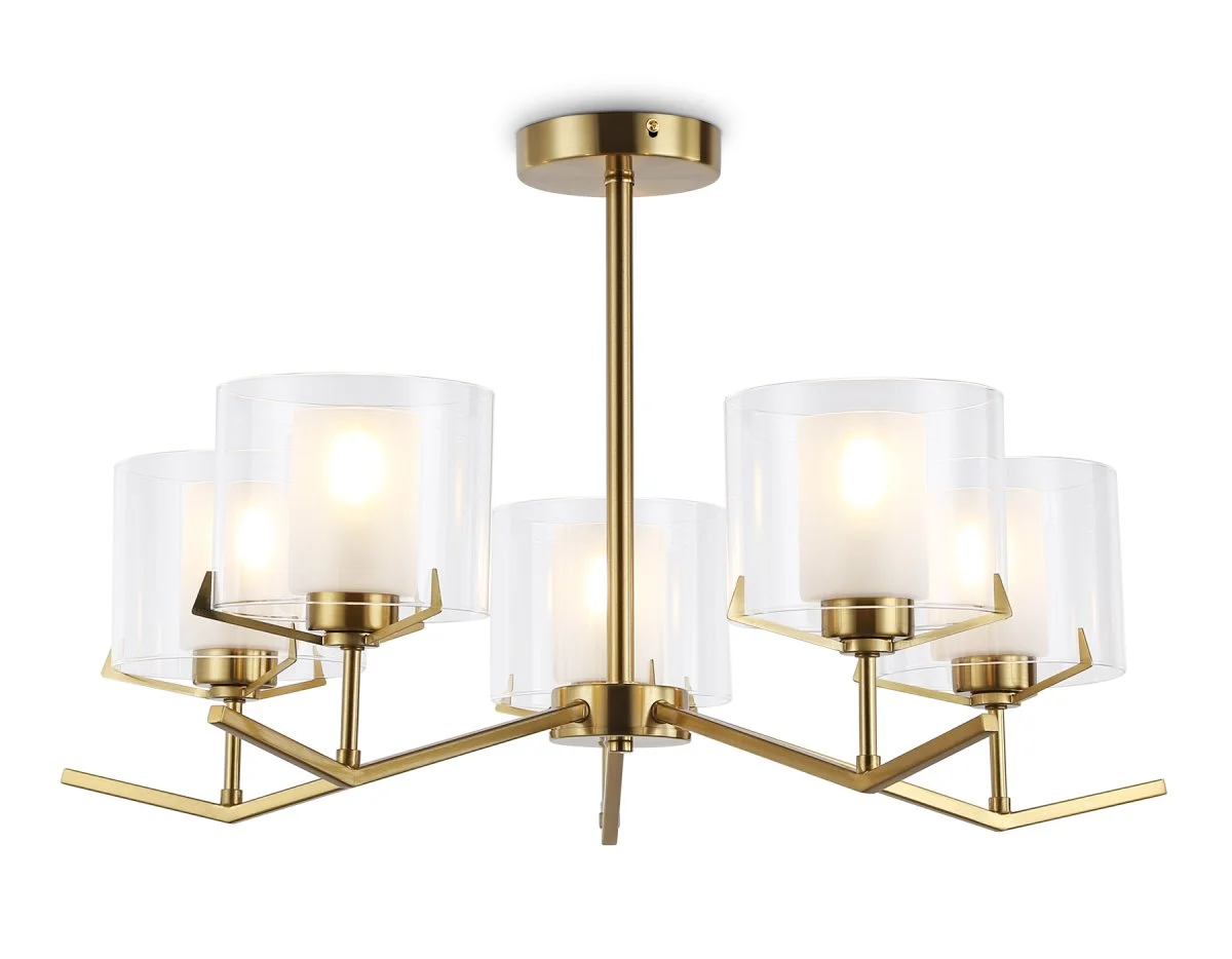 картинка Люстра со стеклянными плафонами на штанге LH57007