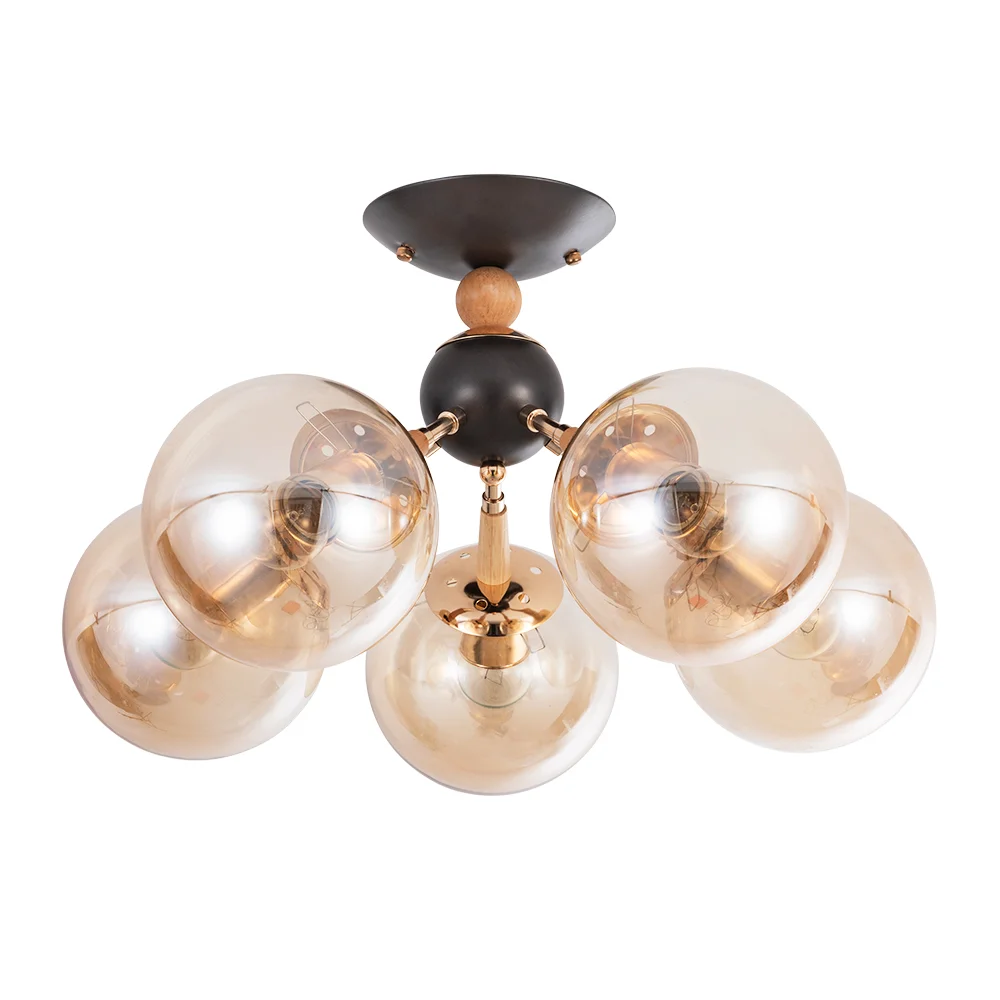 картинка Потолочная люстра Arte Lamp BOSTON A4485PL-5BK