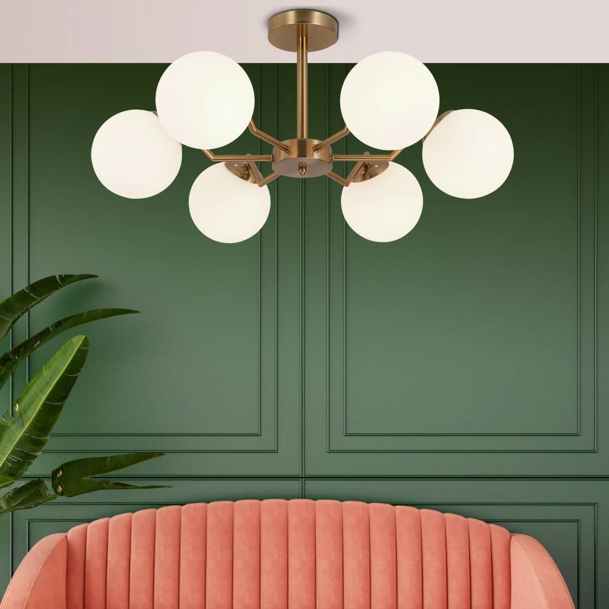 картинка Потолочная люстра 70154/6 латунь