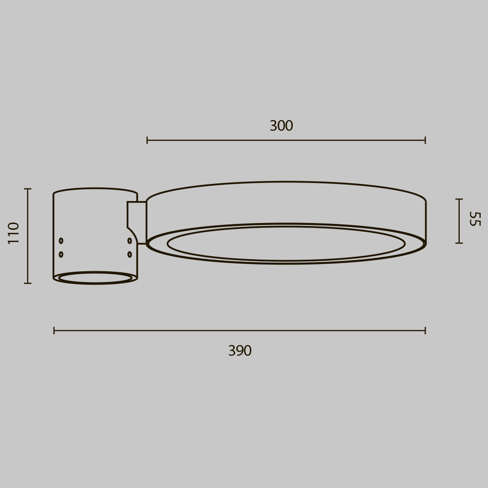 картинка Парковый светильник Outdoor O472H-L50GF3K