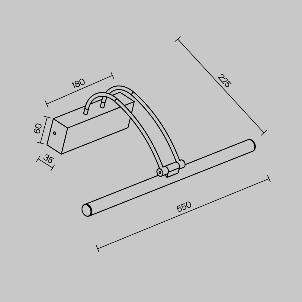 картинка Подсветка Maytoni MIR004WL-L12B